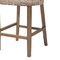 Bali & Pari Enver Modern Bohemian Grey Kubu Rattan and Mahogany Wood Counter Stool 245-13716-ZORO - alternate 2